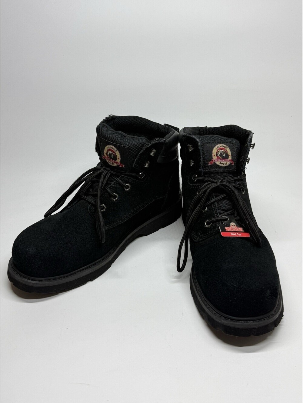 Brahma Nemesis Men’s Size 12 Black Steel Toe Work Boots ASTM F2413-11
